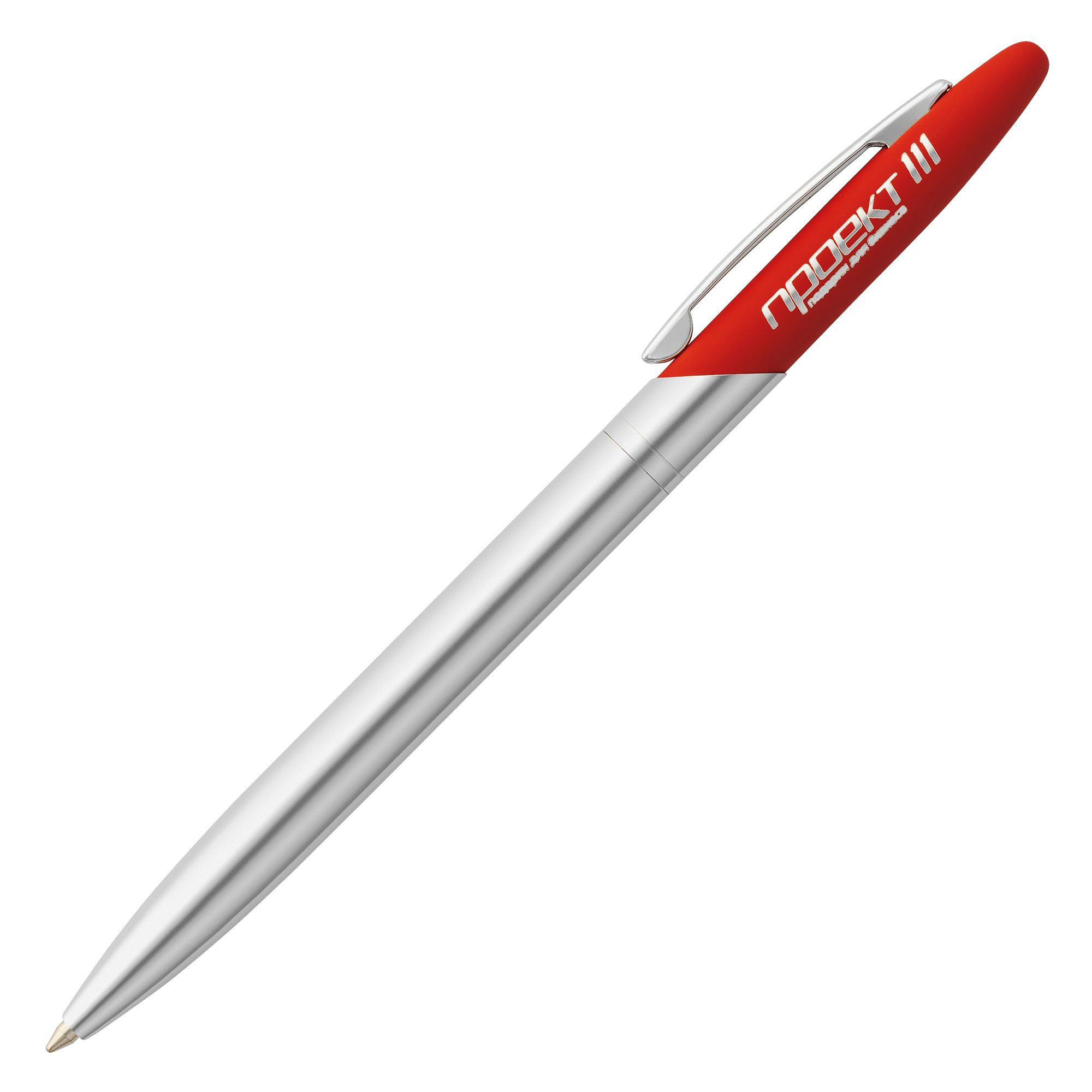Ручка шариковая Dagger Soft Touch, красная
