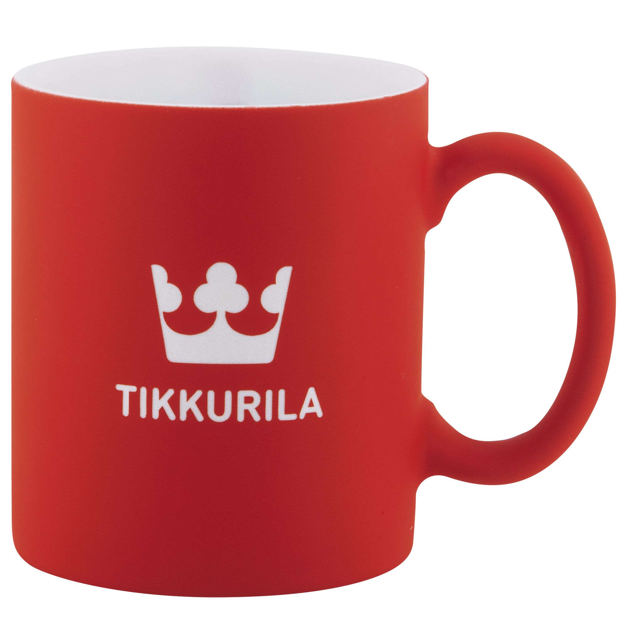 Кружка Promo c покрытием софт-тач, ярко-красная