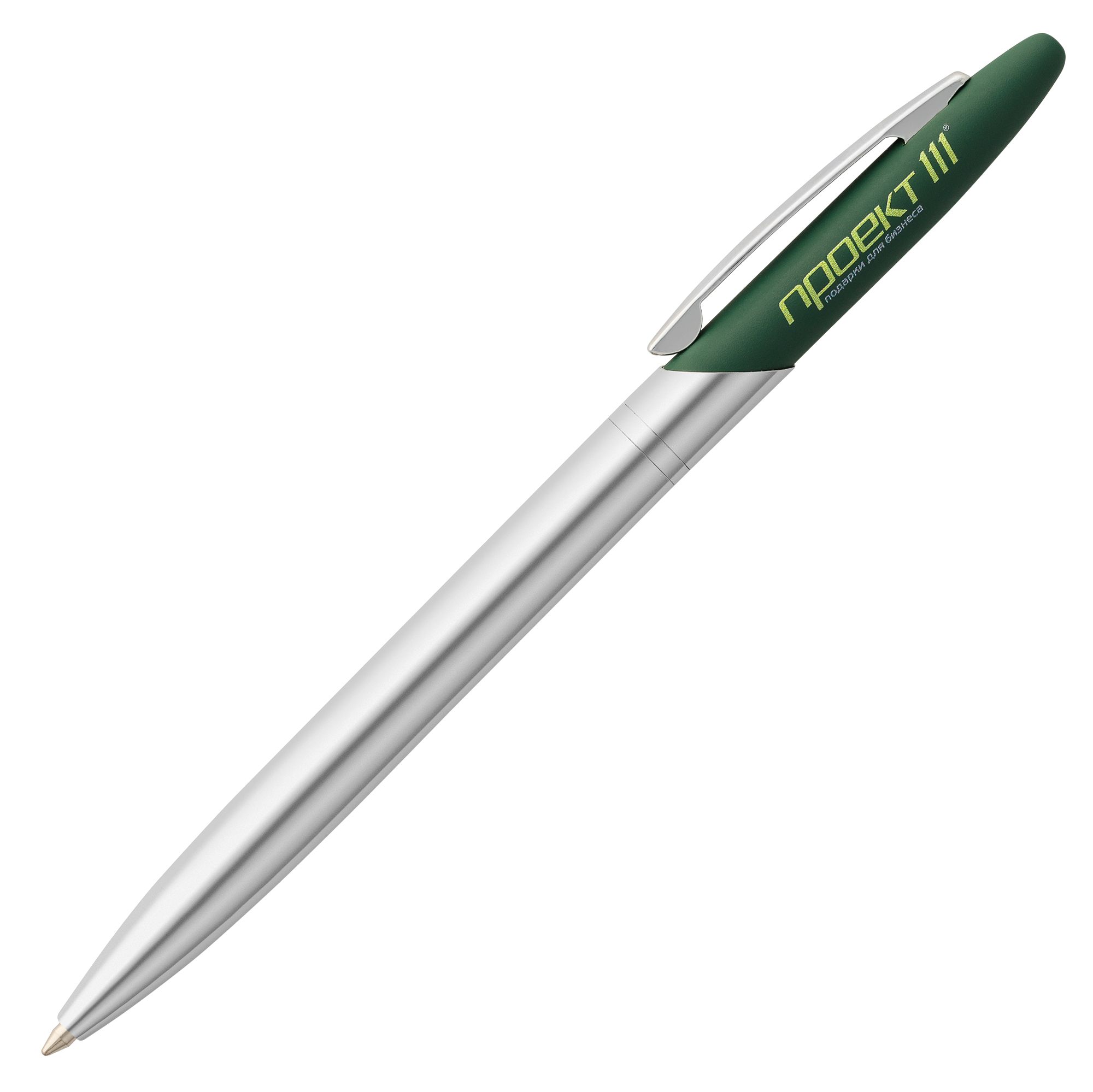 Ручка шариковая Dagger Soft Touch, зеленая