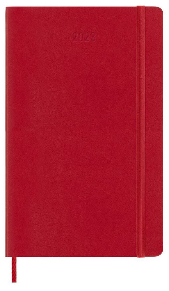 Еженедельник Moleskine Classic Soft Large, красный