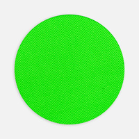 Наклейка тканевая Lunga Round, M, зеленый неон