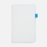 Ежедневник White Shall, недатированный, бело-голубой