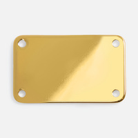 Шильдик металлический Furo, золотистый глянцевый