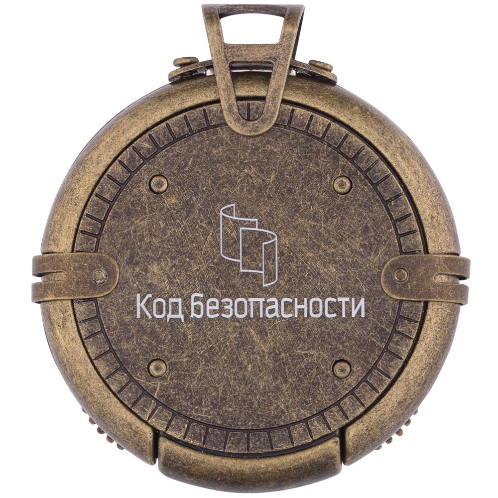 LM3:Лазерная гравировка по металлу Флешка «Криптекс»® Roundlock, 16 Гб