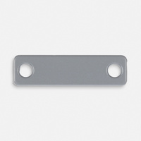 Шильдик металлический Alfa Liten, серый