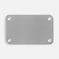 Шильдик металлический Furo, серебристый