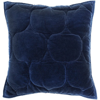 Чехол на подушку «Хвойное утро», квадратный, темно-синий