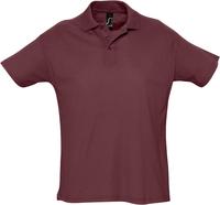 Рубашка поло мужская SUMMER 170, бордовая