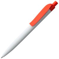 Ручка шариковая Prodir QS01 PMP-P, бело-красная