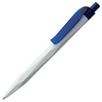 Ручка шариковая Prodir QS20 PMT-T, бело-синяя