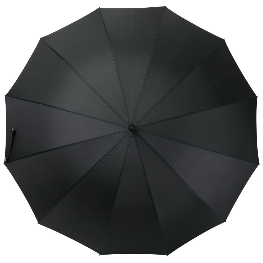 Зонт-трость Lui, черный с красным
