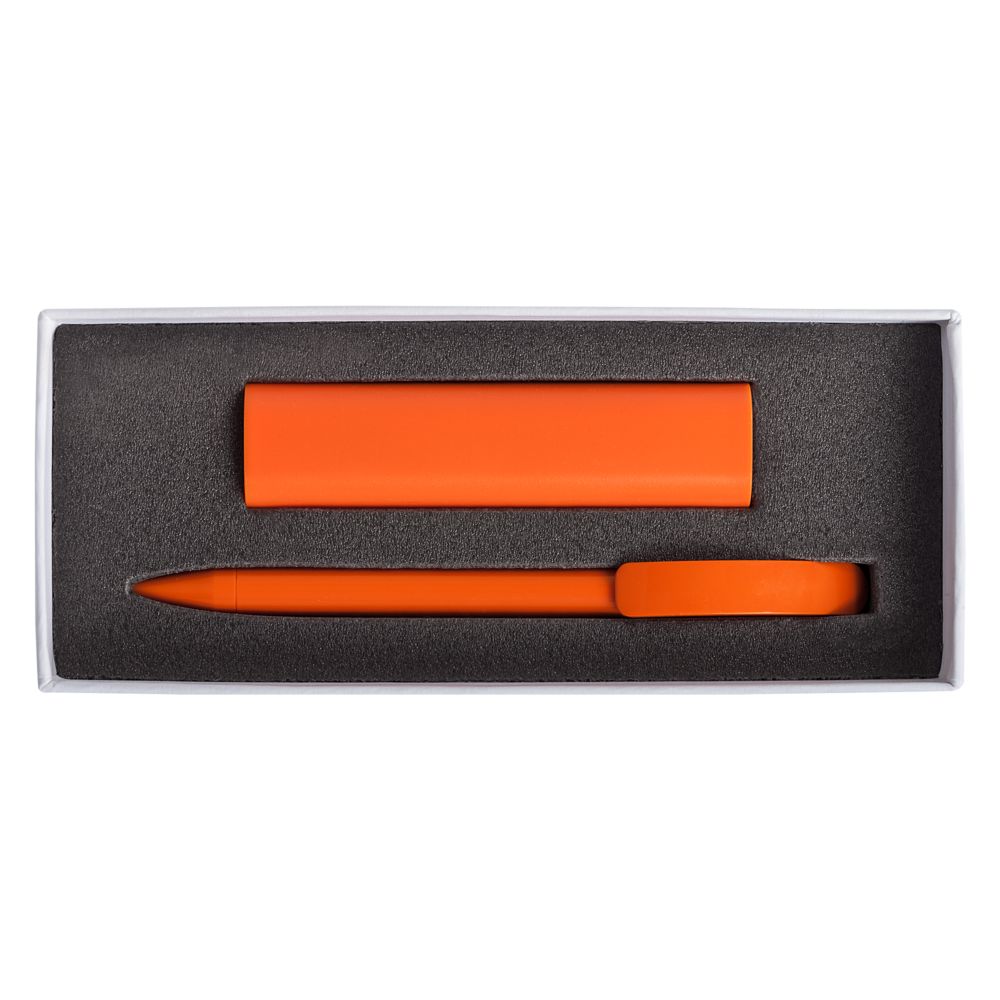 Набор Couple: аккумулятор и ручка, оранжевый