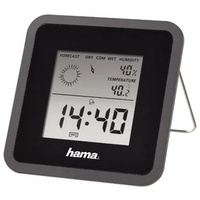 Метеостанция комнатная Hama TH50, черная